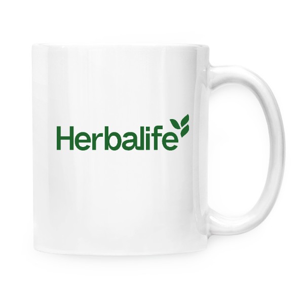 Bílý hrnek s novým logem 