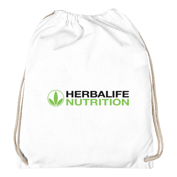 Bílý vak s barevným logem 