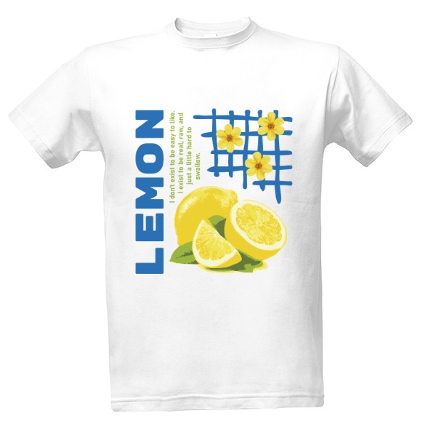 Tričko s potlačou Lemon