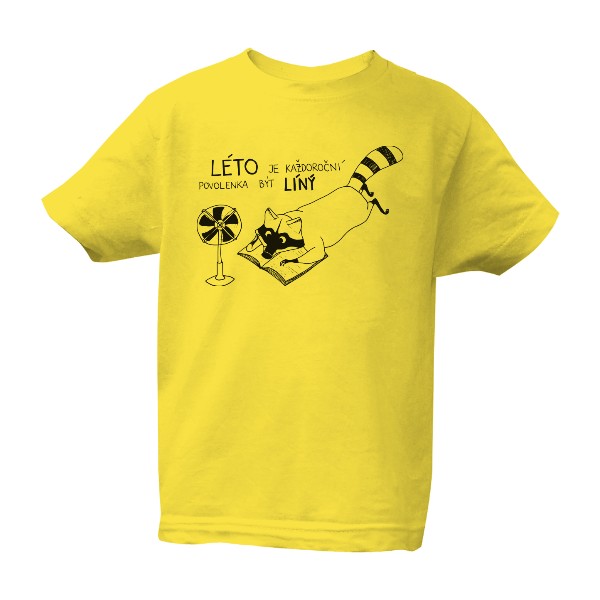 Tričko s potlačou Léto je každoroční povolenka být líný