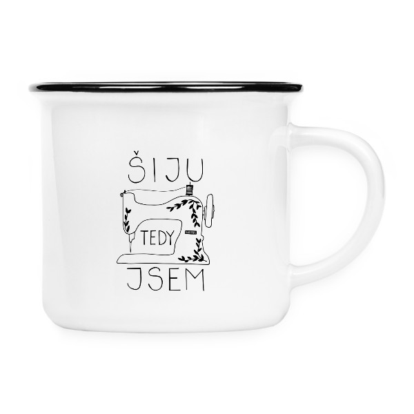 Keramikáčik s potlačou Šiju, tedy jsem