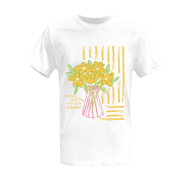 Tričko s potlačou Softly with power